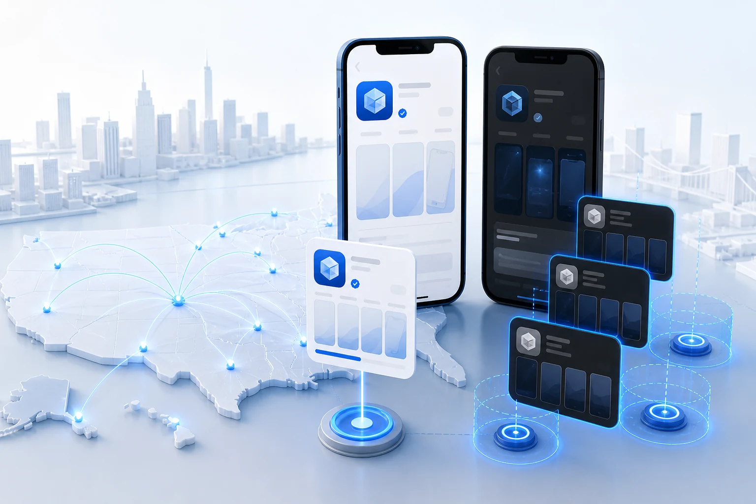 App Scanner in the USA monitoring illustration Truviss app scanner in the usa monitoring illustration