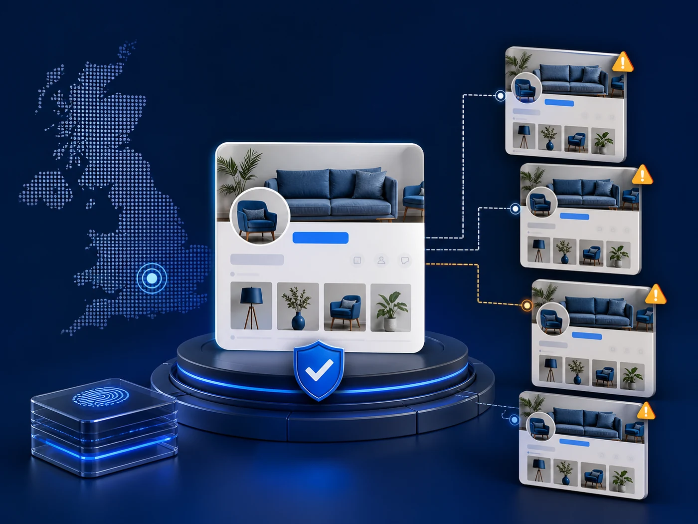 United Kingdom Social Monitoring Illustration Truviss social monitoring illustration for United Kingdom