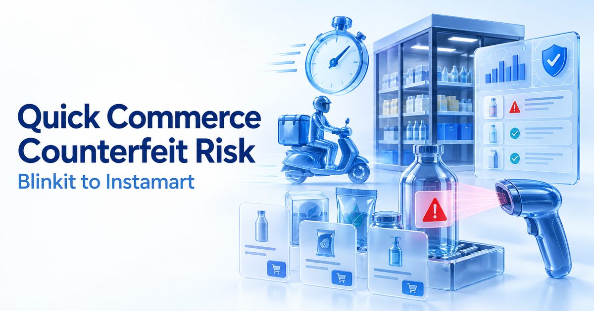 counterfeit risk on quick commerce platforms from Blinkit to Instamart