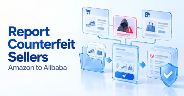 how to report counterfeit sellers on Amazon, Flipkart, and Alibaba