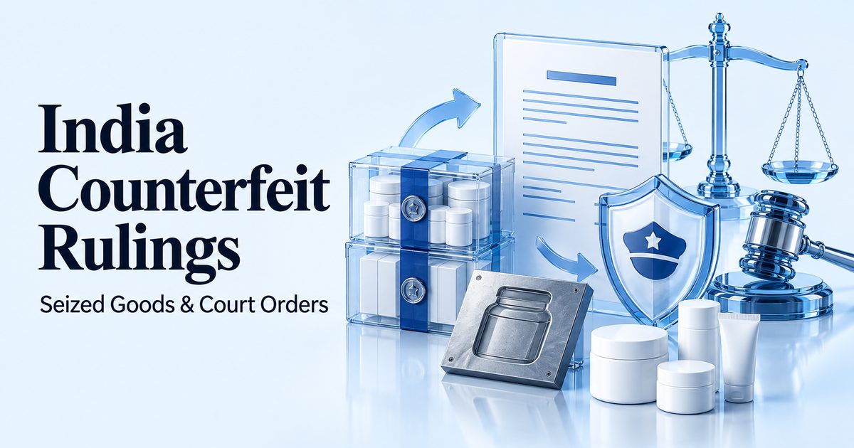 Destroyed Jars, Arrest Warrants, Seized Printing Plates: India’s Counterfeit Rulings Got Physical