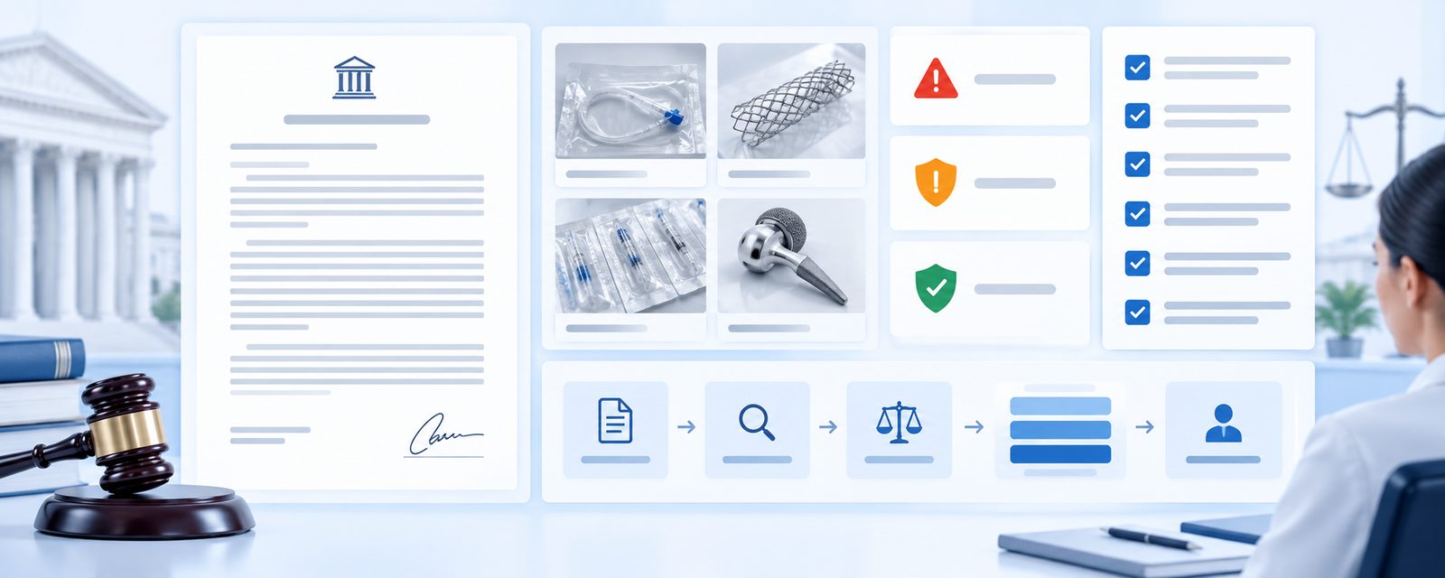 regulator inspecting a counterfeit medical device supply chain after the J&J ruling