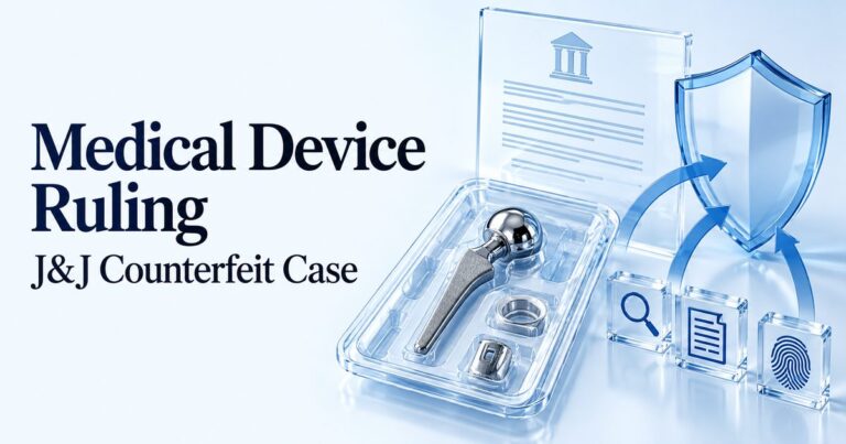 3.34 crore rupee ruling in the J&J counterfeit medical device case