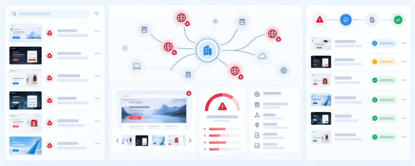 network of 705 phishing domains mapped against a single brand impersonation campaign