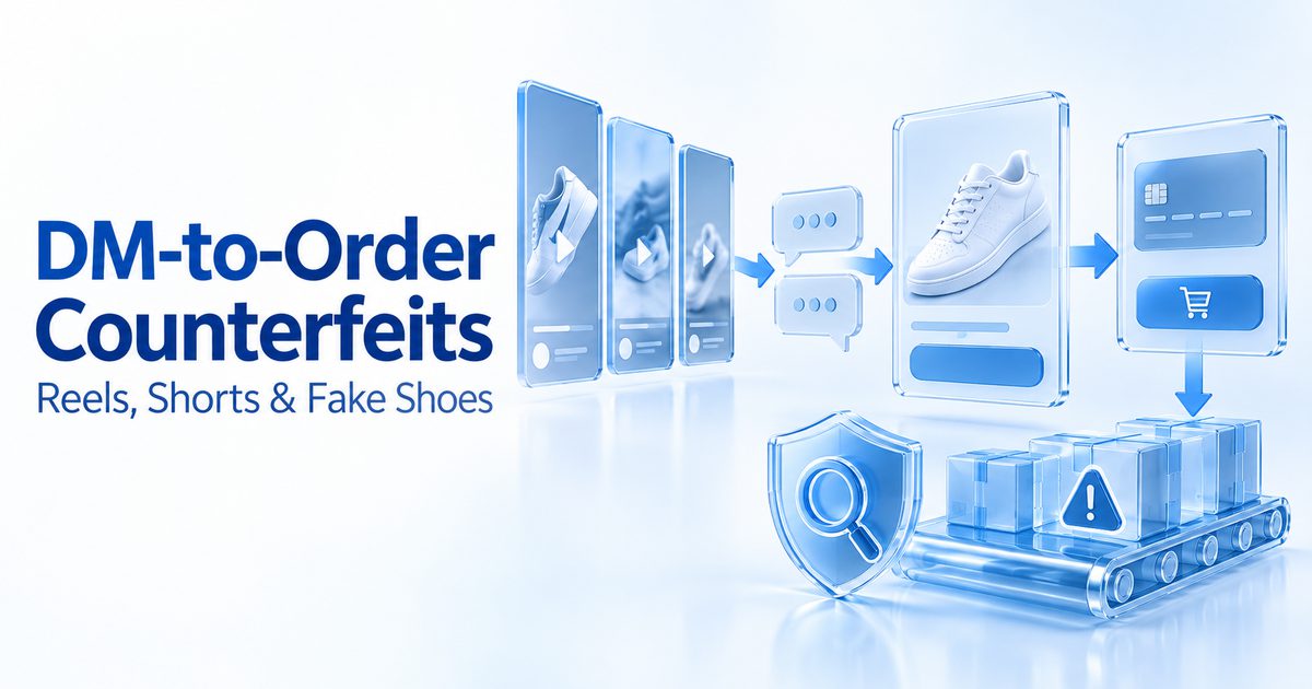 The DM-to-Order Reels Selling Fake Shoes