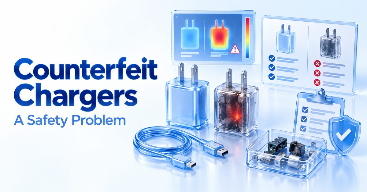 Why Counterfeit Chargers Are a Safety Problem